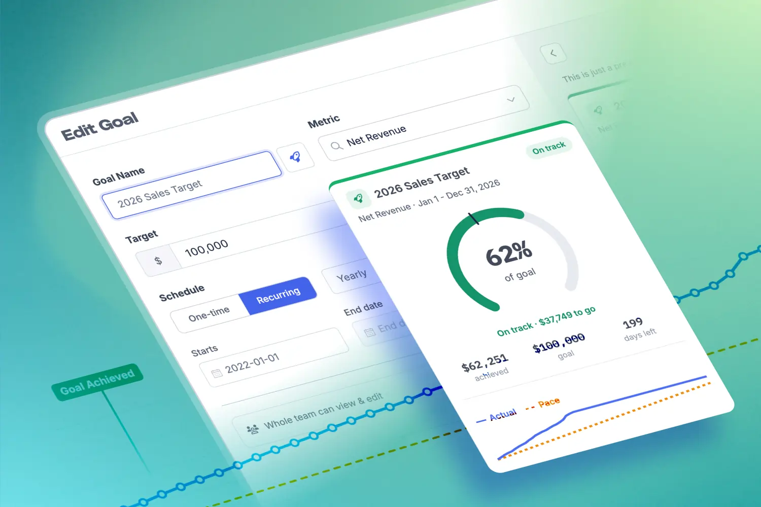 Introducing Metorik Goals: Set a target, know if you're on track