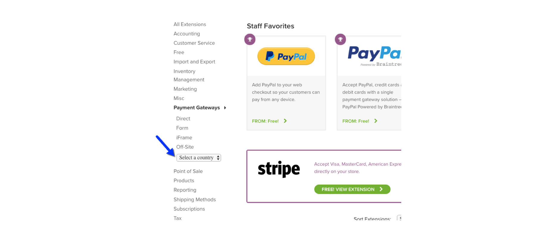 screenshot of woocommerce payment gateways