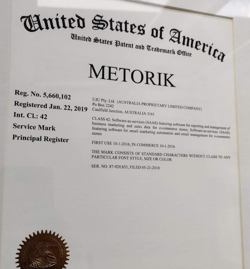 Metorik's trademark