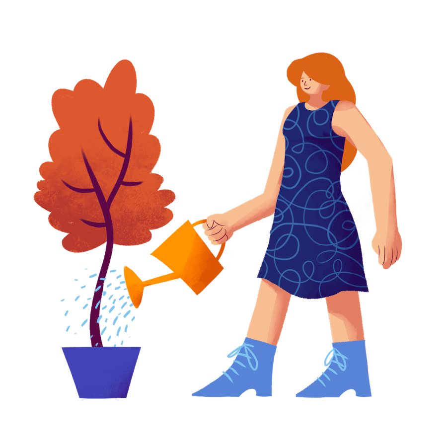 Happiness illustration