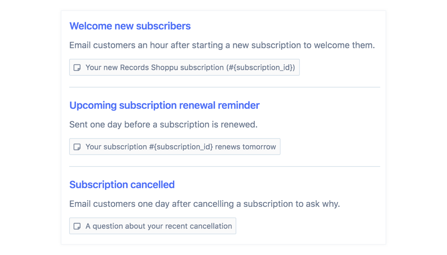 Use Metorik Engage to send automated subscription emails